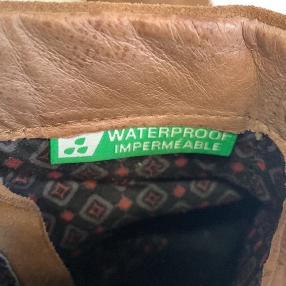 cougar OLA SUEDE LEATHER RUGGED WATERPROOF SIDE ZIP ANKLE BOOTS PRAIRIE BROWN - Picture 4 of 7